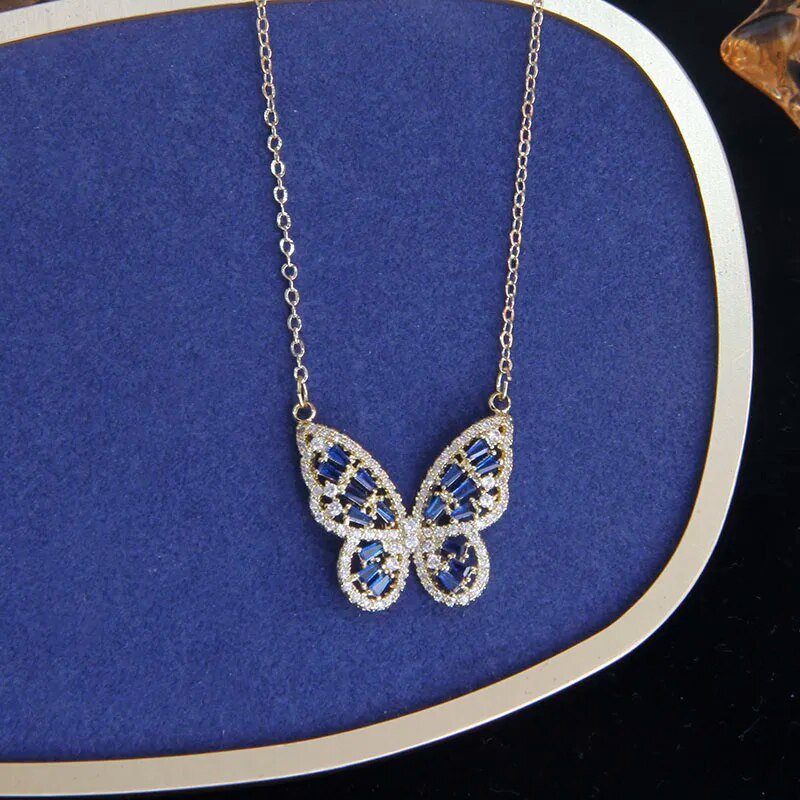 Butterfly Necklace For Ladies