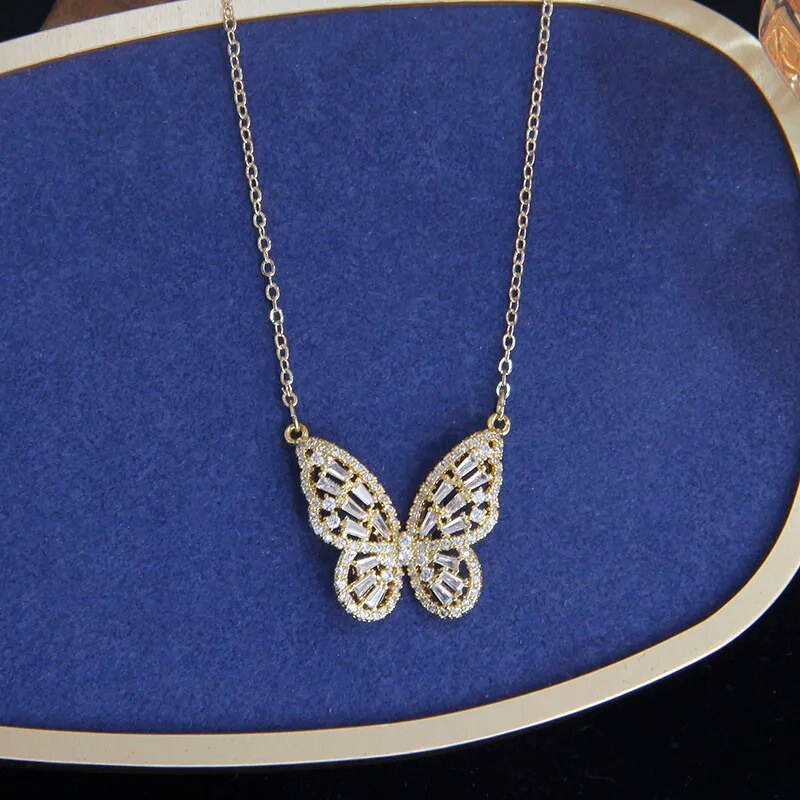 Butterfly Necklace For Ladies