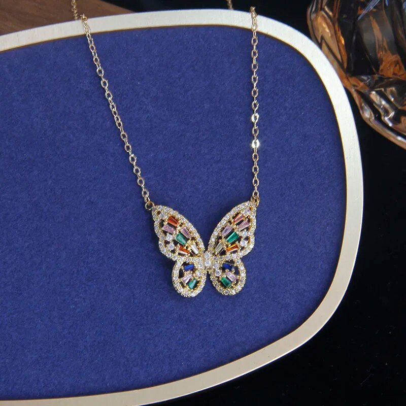 Butterfly Necklace For Ladies