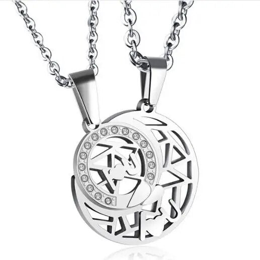 Romantic Sun & Moon Pendant