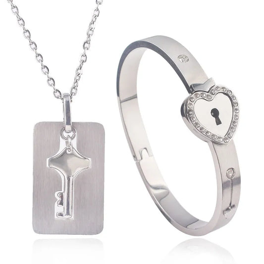 Stainless Steel Love Chain Set