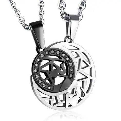 Romantic Sun & Moon Pendant