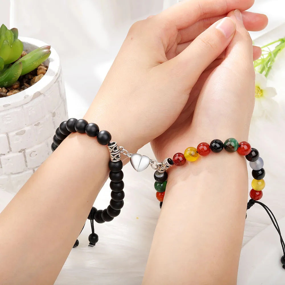 Magnetic love bracelets