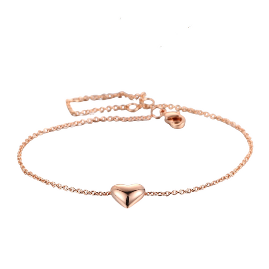 Rose Heart Bracelet