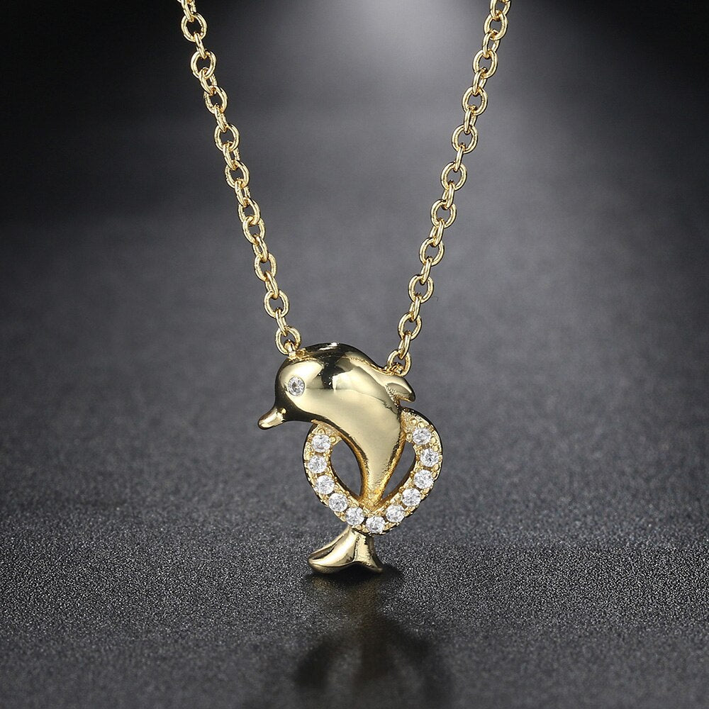 Cute Dolphin Necklace