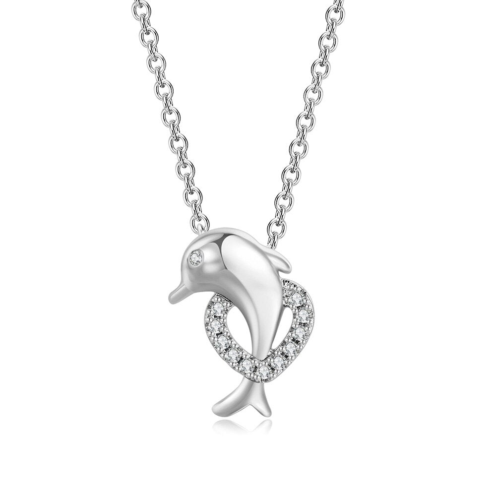 Cute Dolphin Necklace