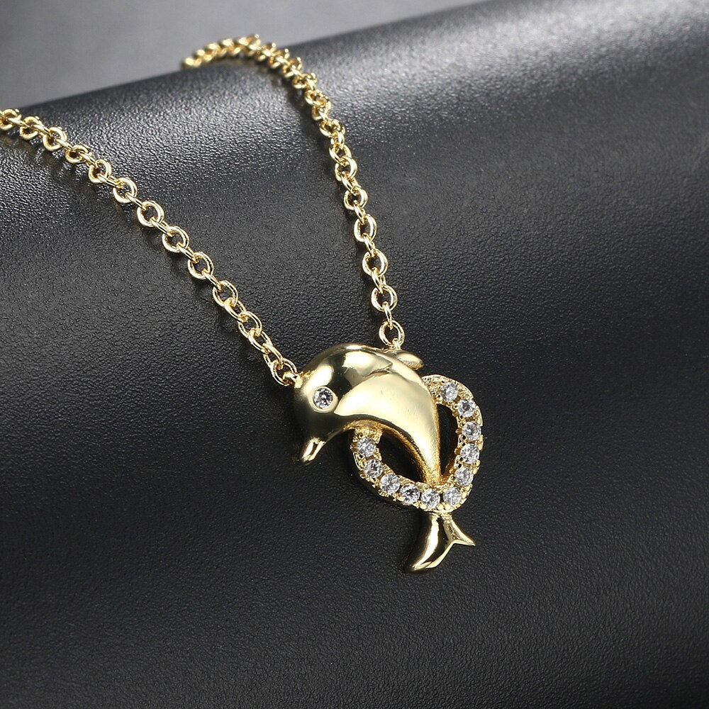 Cute Dolphin Necklace