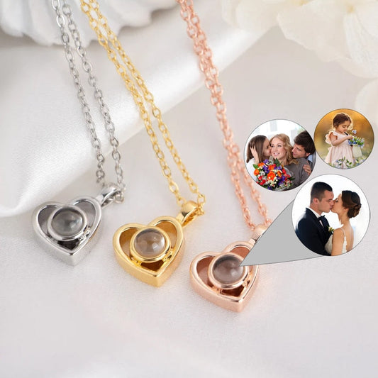 Heart Photo Necklace